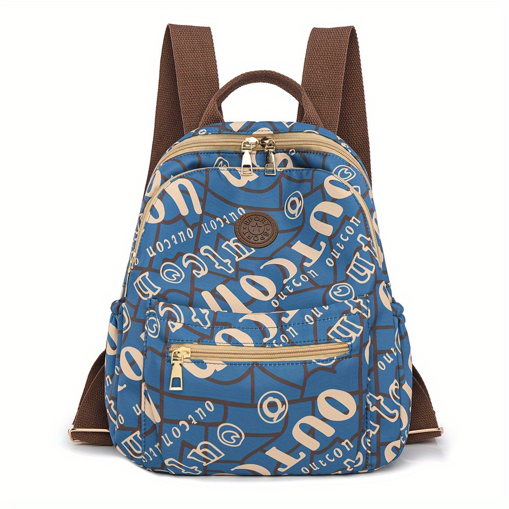 TEMU 2025 New Minimalist Casual Backpack, Fashionable Large-capacity Shoulder Bag, Lightweight Travel Bag, Stylish Versatile Backpack