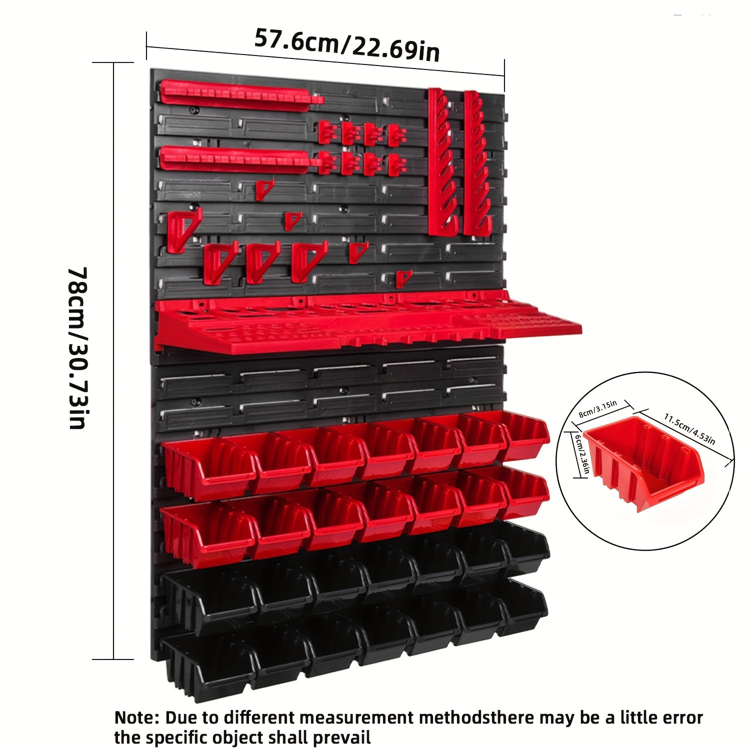 

Multi-functional Wall Mounted Tool Organizer - For Diy, Woodworking & Automotive Parts - Holds Sockets, Screwdrivers, Wrenches