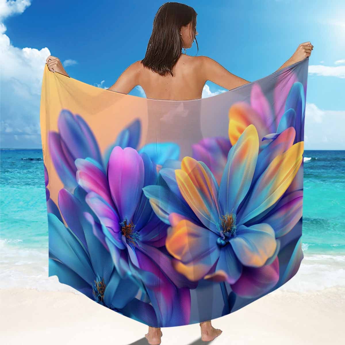 Copricostume Caftano Donna Positano - La Sacca