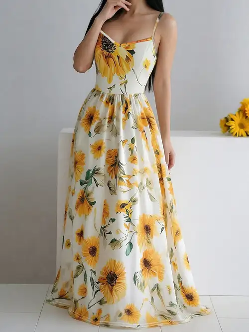 sunflower dresses for women sold on Temu United States sunflower dresses for women sold on Temu United States