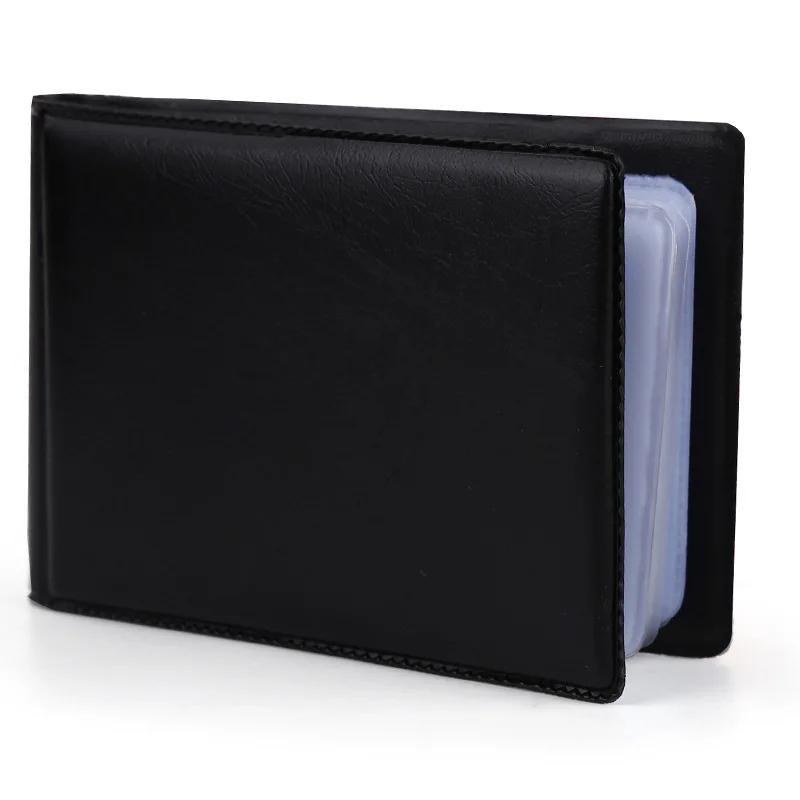 Pu Leather 40 Slots Cards Bag Holder Id Credit Card Pocket Bag Organizer Card Sleeve Storage Bag