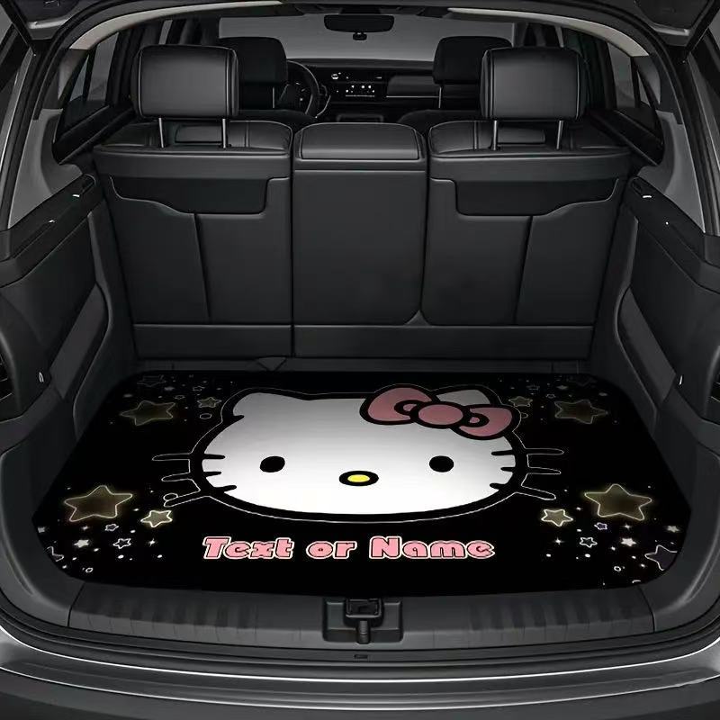 Image of Cute Trunk Mat - Keep Clean, Durable, Trunk Mat, Car Carpet, Easy To Clean, Perfect Christmas Gift To Keep Your Vehicle , Car Floor Mat