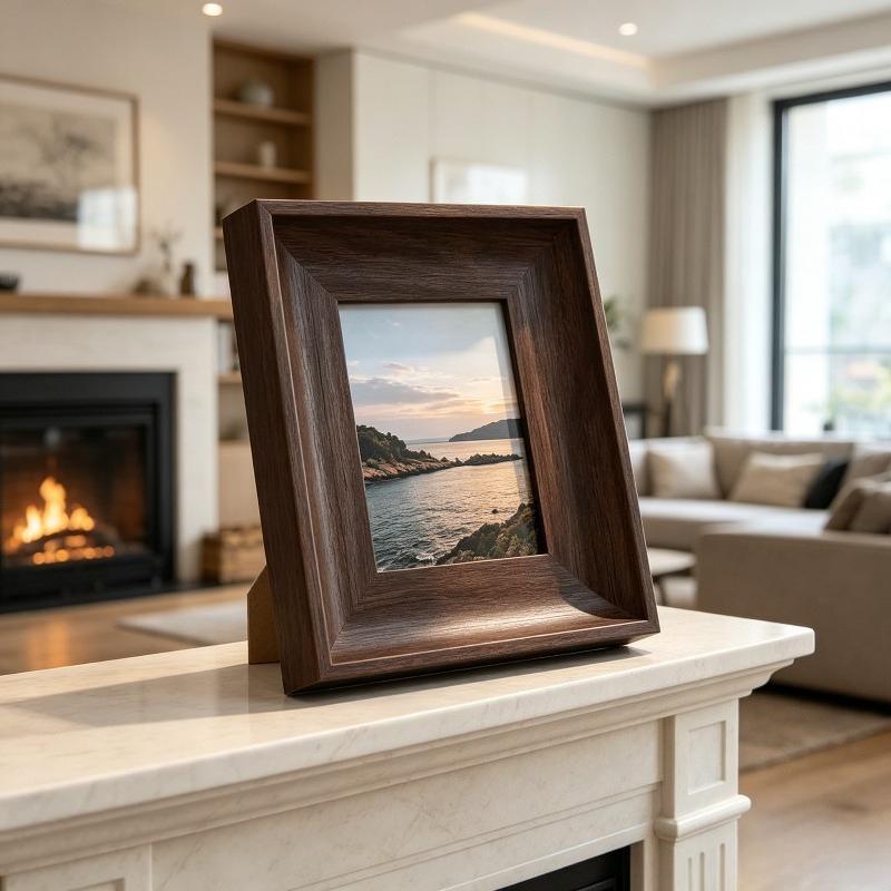 1pc Photo Frame, Suitable for 4x6 / 5x7 / 6x8 Photo Display, Light Luxury Couple Wedding Photo Frame for Living Room, Kitchen, Office, Bedroom, High-End Creative Photo Frame Decoration