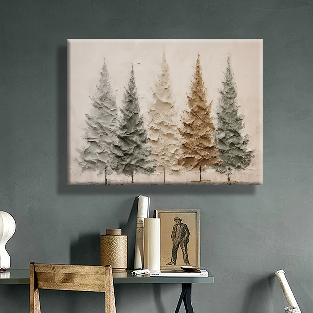 

2d Canvas Original Christmas , Bedroom, Living Room, Kitchen, Bathroom, Hallway, Office, Hotel Decoration Wrapped Canvas