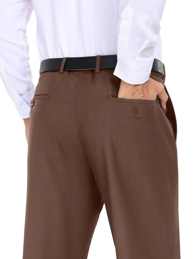 mens viscose blend dress pants straight leg - Temu mens viscose blend dress pants straight leg - Temu