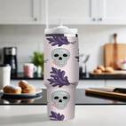 vaso térmico de acero inoxidable de 30oz con para carnaval de - para bebidas calientes y frías, ideal para viajes y taza de café, gran regalo para las fiestas