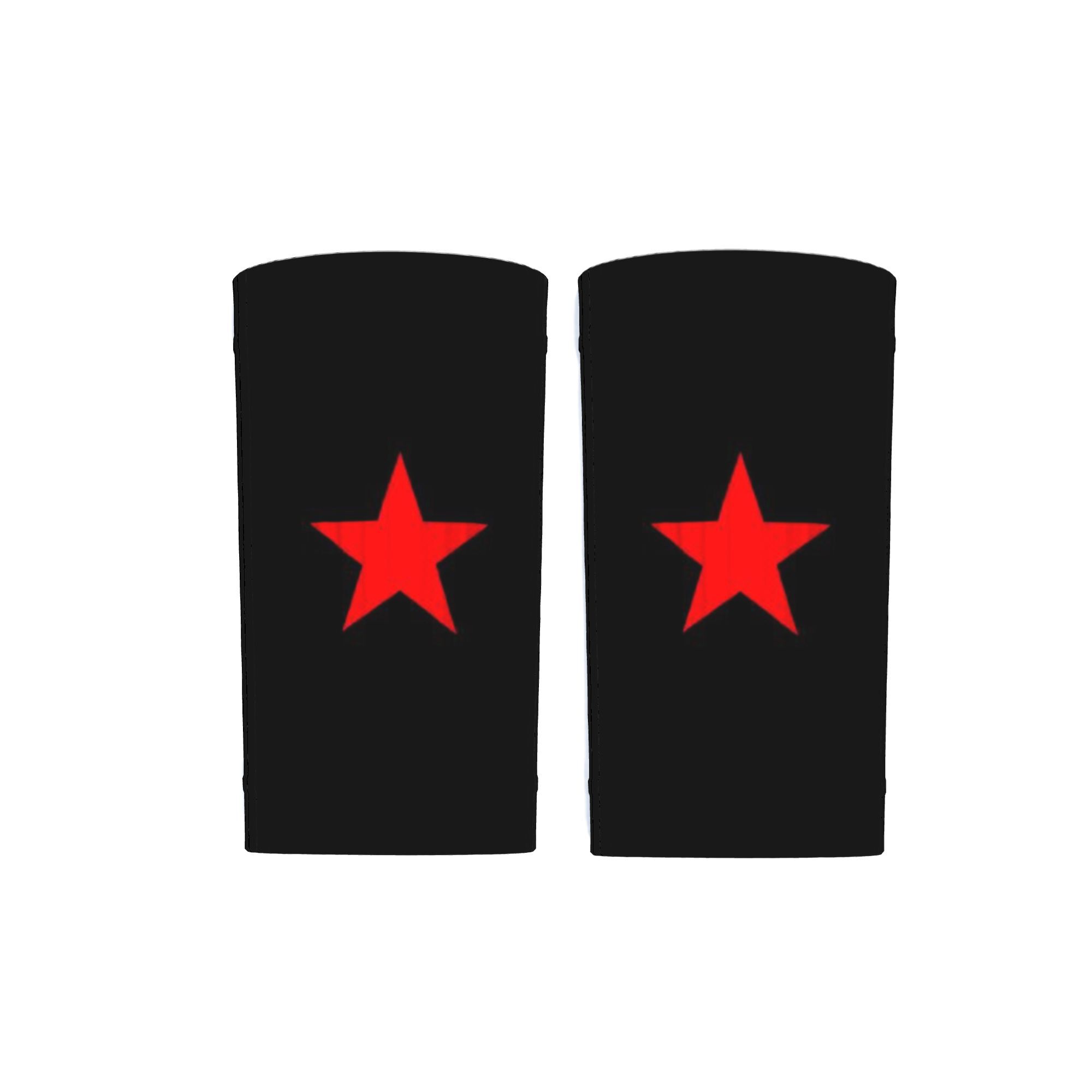 TEMU Printed Design-not Textured 2d Printing1 Pair Black Background Wristbands Wristband Accessories Unisex Breathable & Comfortable For Durable