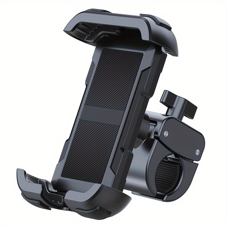 TEMU Universal Phone Holder For Golf Carts, Made Of Abs Material, Features 360-degree Rotation, -button Switch, Anti-shake Design, Quick One-handed