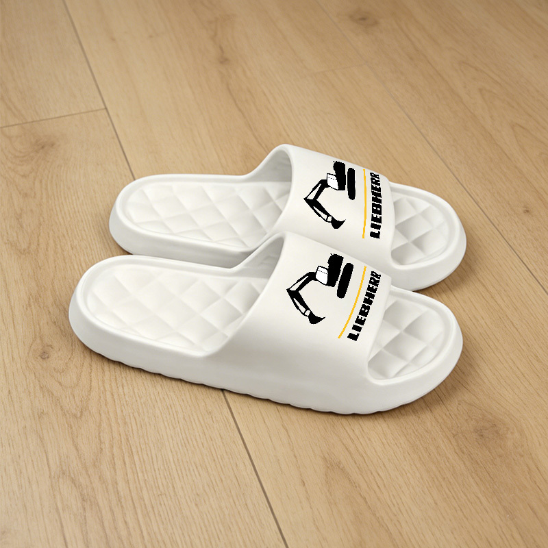 TEMU 1pair Liebherr Printed And Outdoor Sandals, Plus-size Slippers, Soft-soled, Lightweight, Quick-drying Sandals, Suitable For Occasions Such As