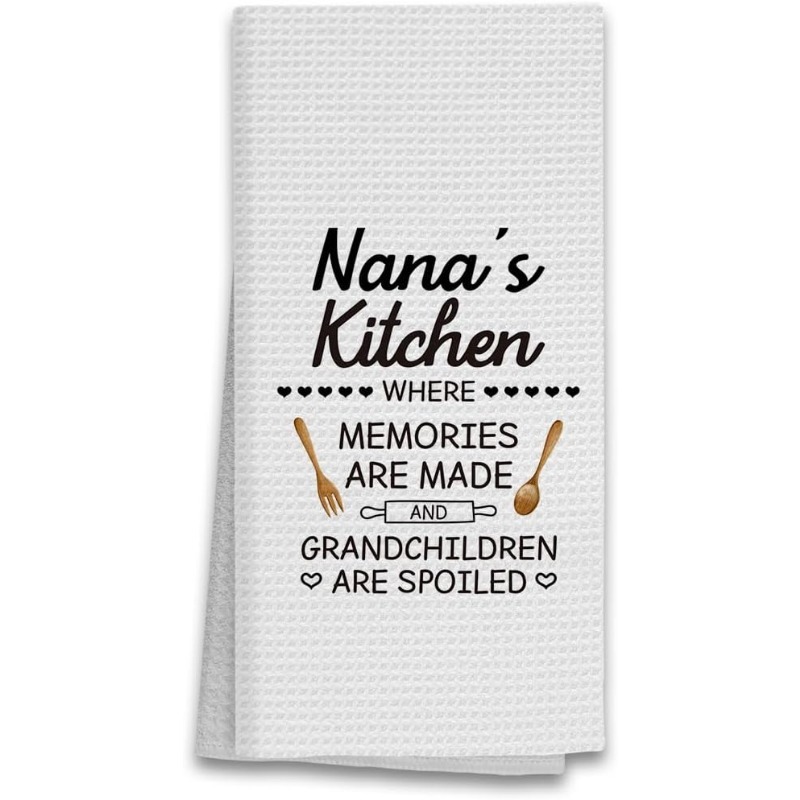 

18x26inch 's Kitchen Dish Towel - Woven Polyester, Super Soft, With Floral Theme, Machine Washable Kitchen Towel For Home & Dining Entertainment