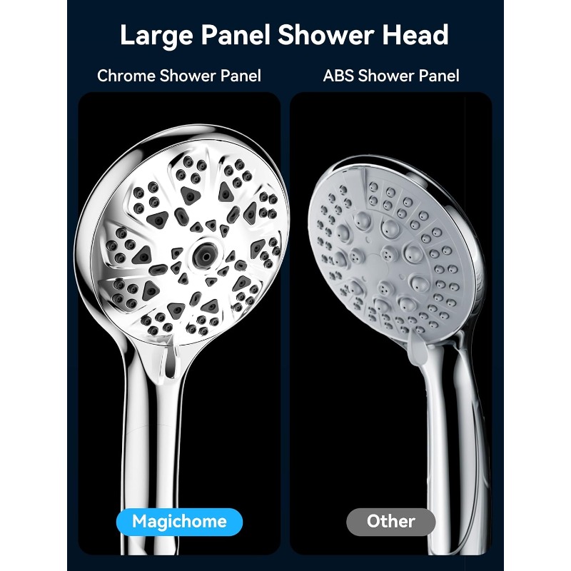 High Pressure Handheld Shower Head with 10 Modes