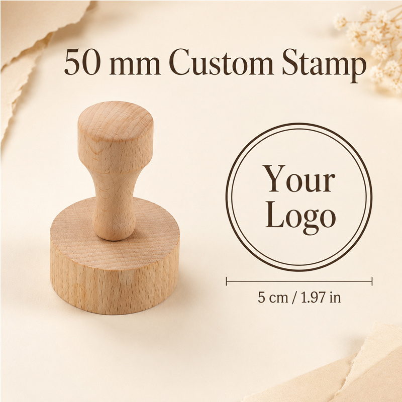 TEMU Customizable Seal, Suitable For Company Logos And Personal Picture Seals. Durable And Elegant Round Seal, Small Businesses, Offices, Home Use,