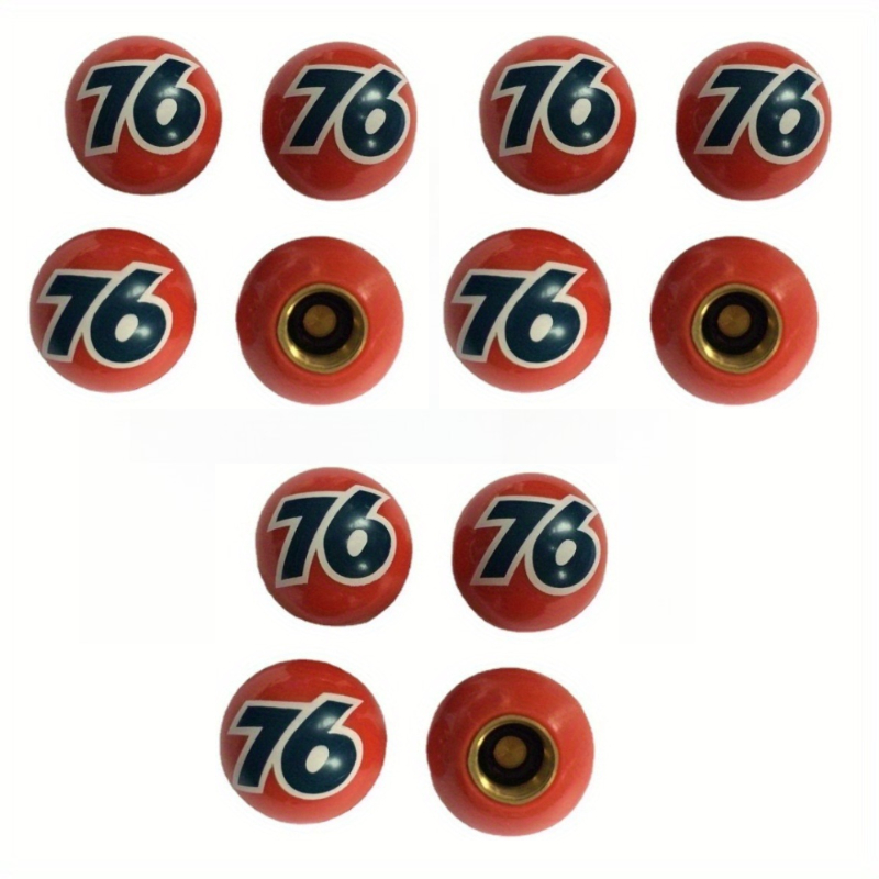 16pcs Valve Caps, Valve Caps For 76 Ball Valves, Valve Caps For 76 Ball Valves Used In Vehicles