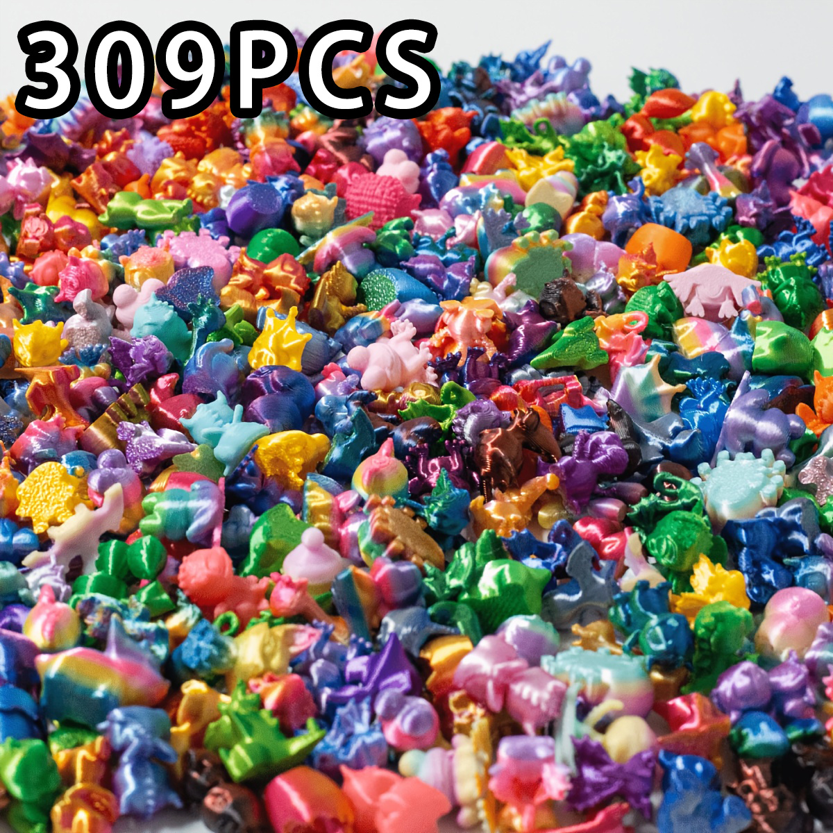 TEMU 3d Printed Animals, 3d Printed Combinations, Exquisite Animal Dolls, Gifts, Suitable For Halloween, Christmas Room Decoration, Suitable For ,