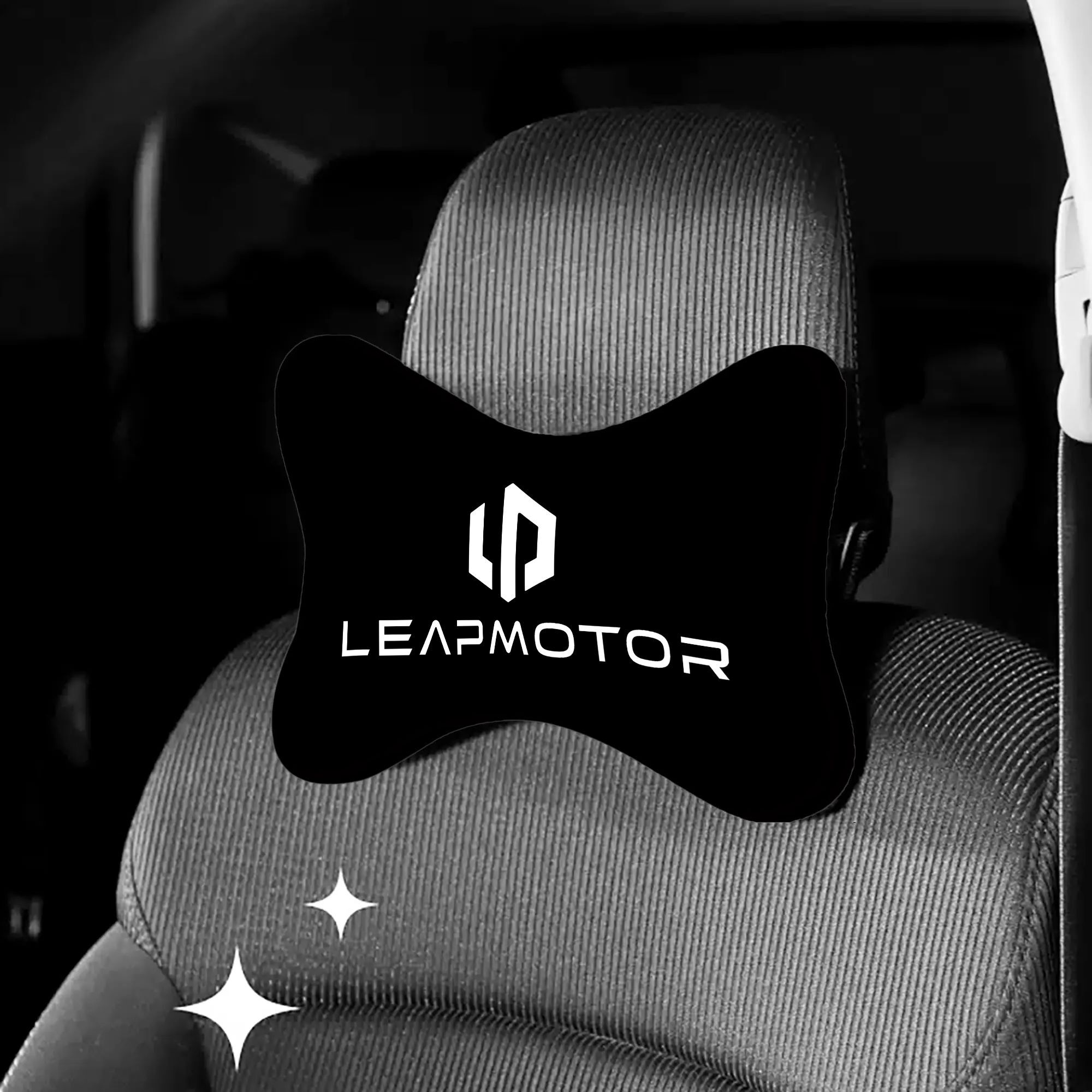 TEMU 1pc Letter Print Cover, Breathable And Removable Car Seat Neck Pillow Cover For , , Universal Fit For Long Driving & Daily