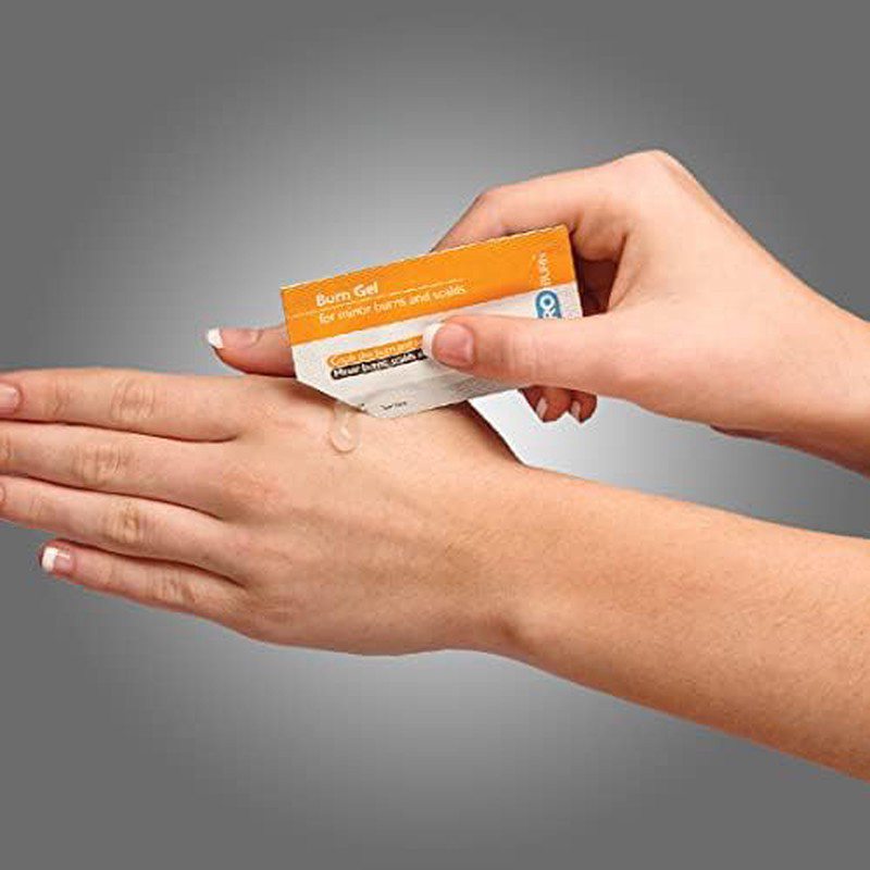 AEROBURN Burn Gel Packet, a Soothing Hydrogel Designed for Treating Minor Burns, Scalds, And Sunburns. It Is Water-Based And Gentle, Intended for Single Use in First Aid Kits for Workplaces, Homes, Or Travel, with Each Packet Containing 3.5 G And So