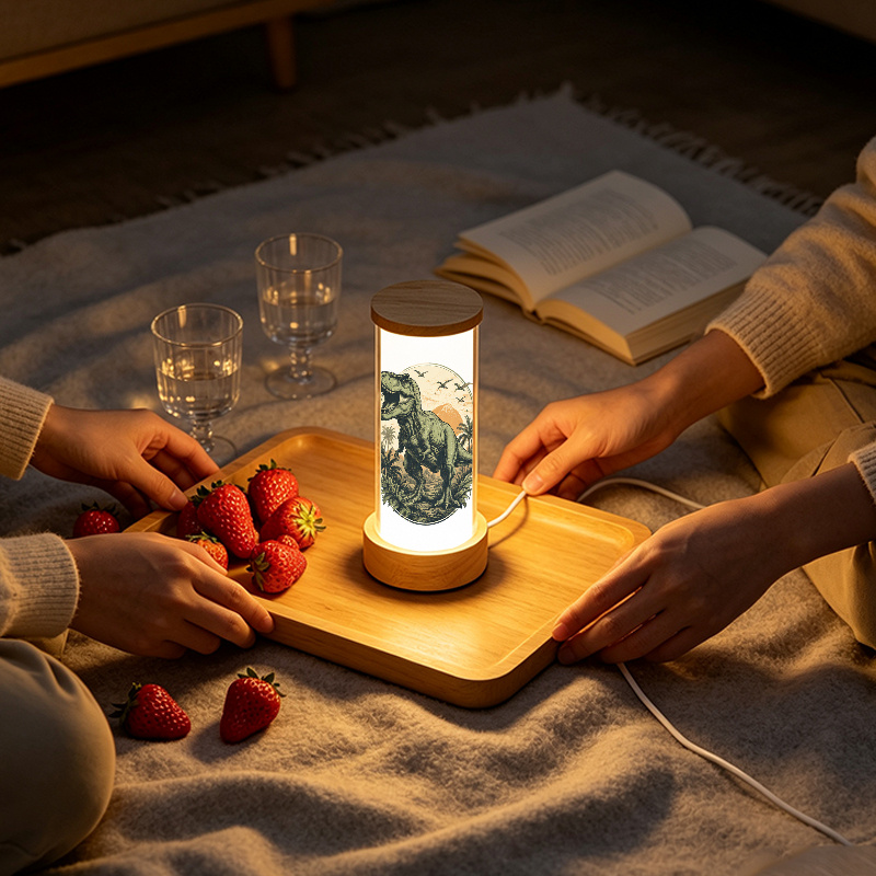 Home Office Desk Lamp with Prehistoric Tyrannosaurus Rex Design