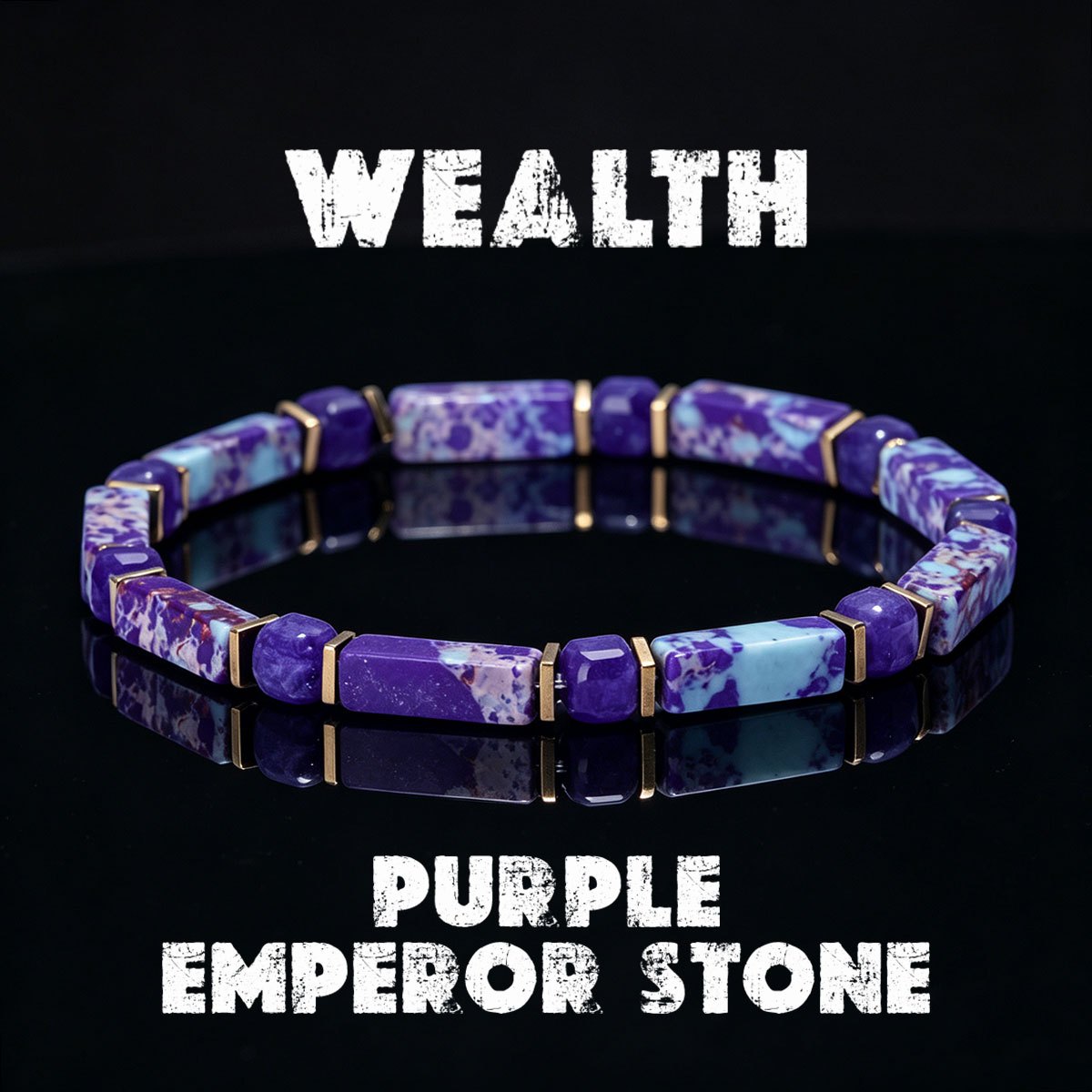 TEMU Bracelet de élégant style Violet, une bijouterie spirituelle qui aide à gagner et les opportunités. Bijou anti-sensibilité en corde élastique