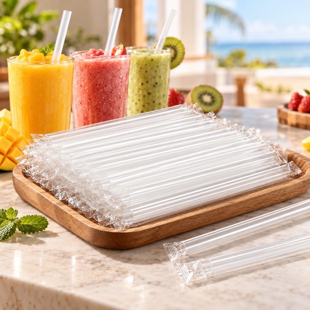 TEMU 222pcs Milkshake Straws, Juice Straws, Beverage Straws, Bubble Tea Straws, Suitable For Casual Gatherings, Christmas, Halloween, Family Dinners,