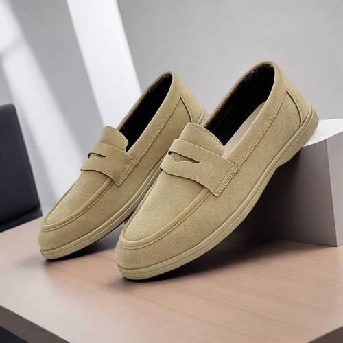 mens business casual shoes mens comfortable non slip wear resistant business casual flats fashionable trendy lightweight versatile mens loafers non slip wear resistant outdoor casual shoes commuting business casual