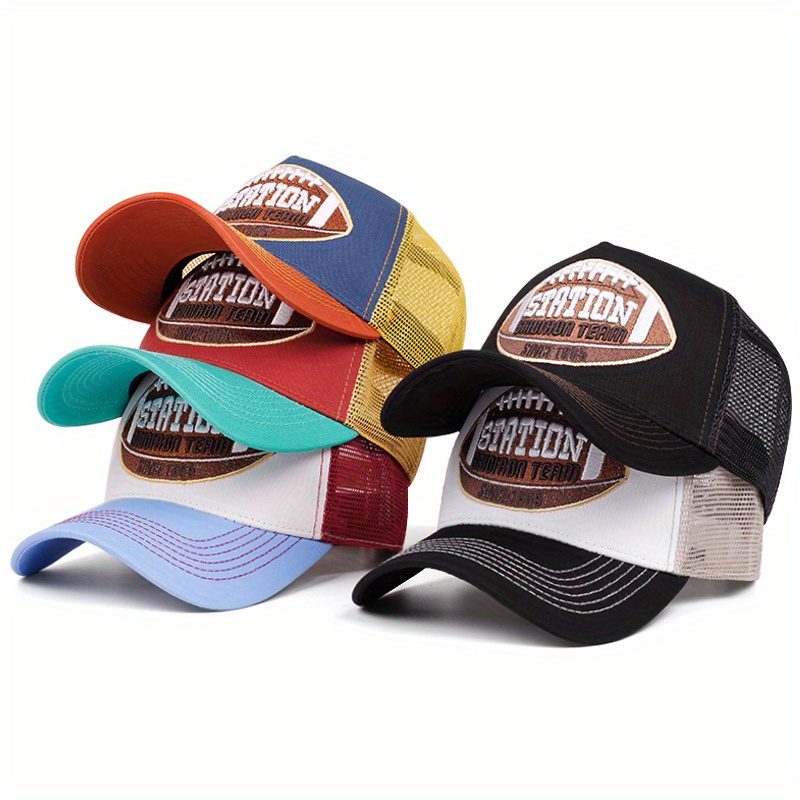 vintage hip hop style baseball cap embroidered letters - Temu display picture 1