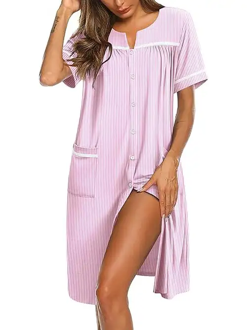short sleeve summer dressing gown Short Sleeve Dressing Gown THE NIGHTIE SHOP