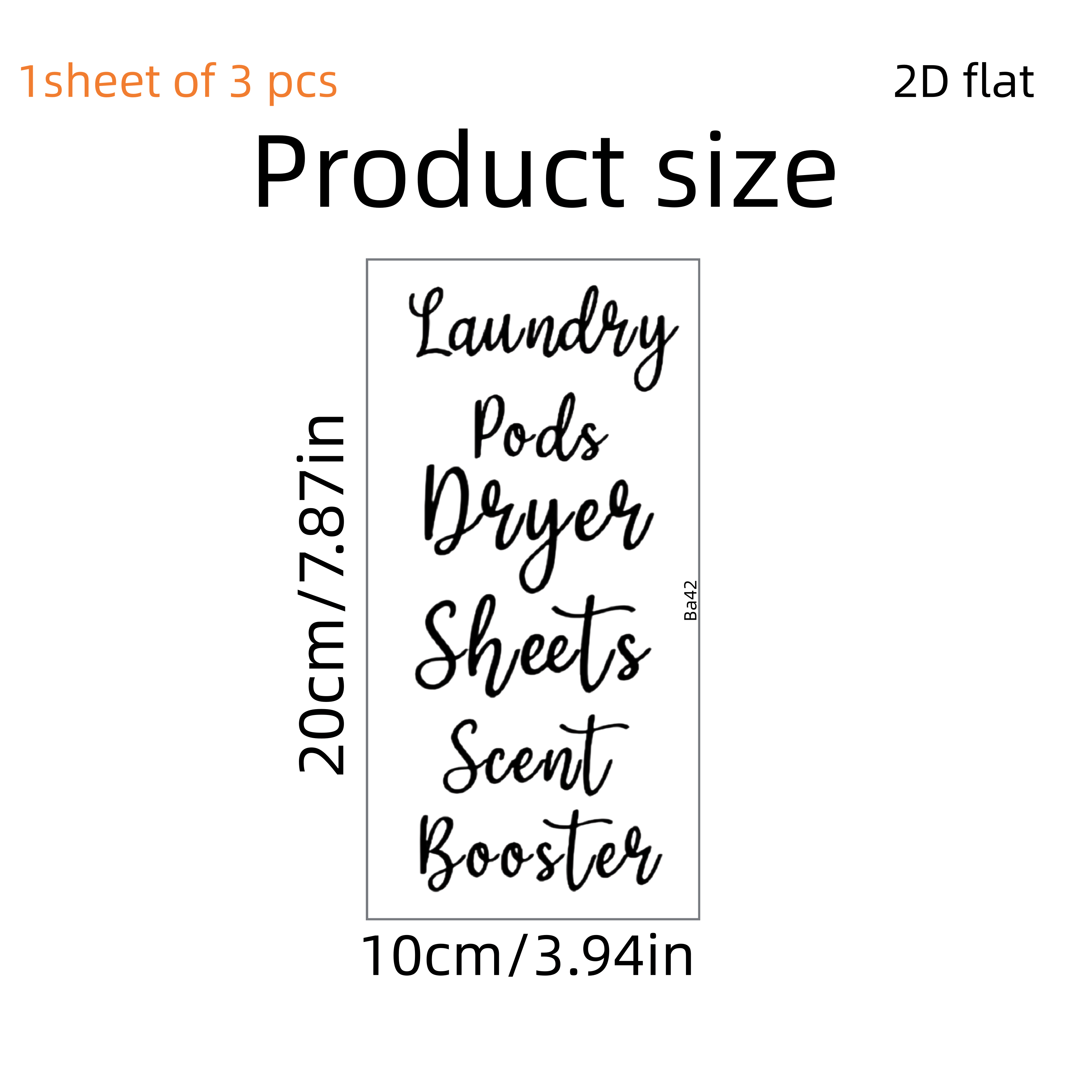 TEMU 1 Set Of 3pcs Laundry Supplies Glass Jars With English Letter Wall Stickers, Super Convenient For Sorting And Storage, An Essential Item For ,