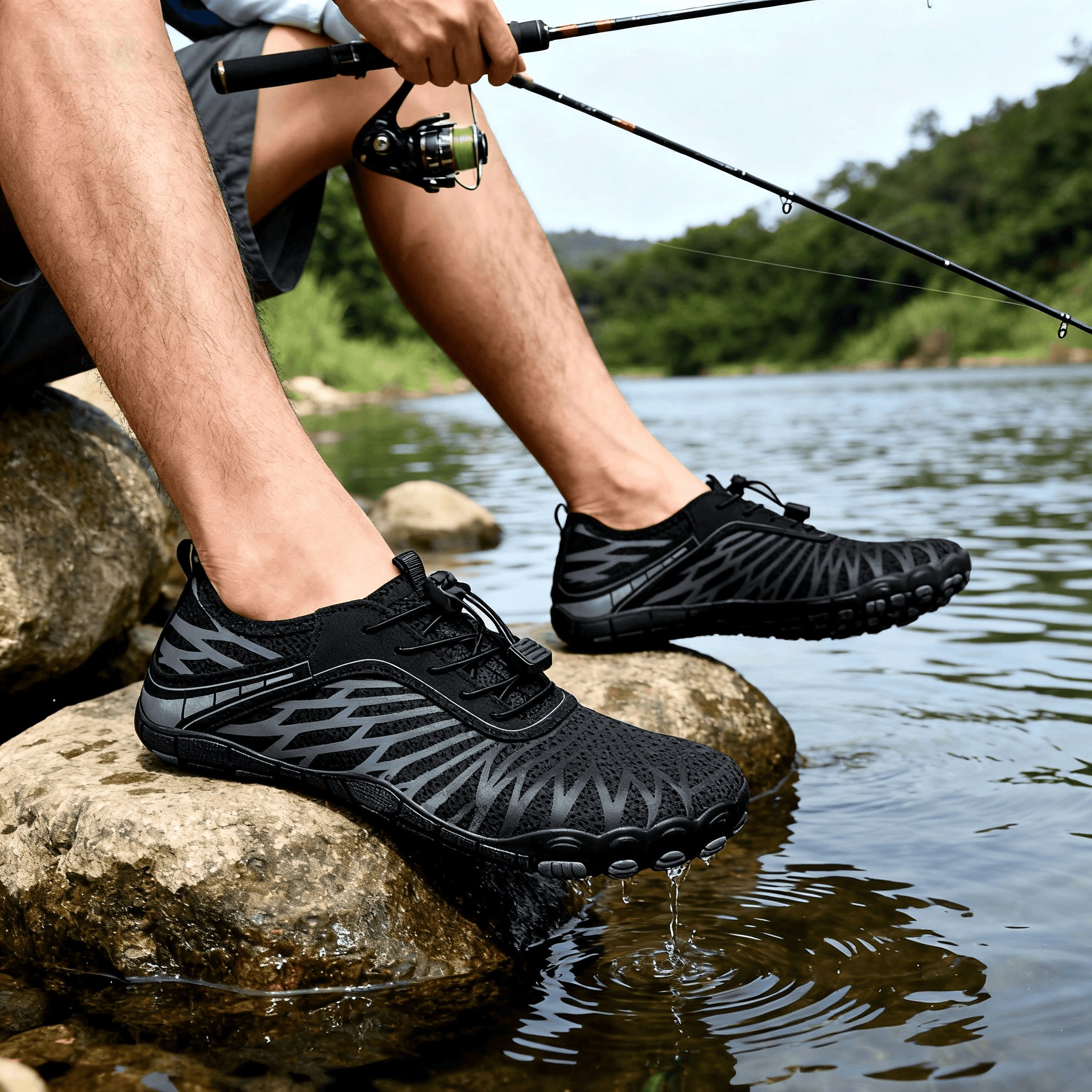 Men's Lightweight Non-Slip Water Wading Shoes