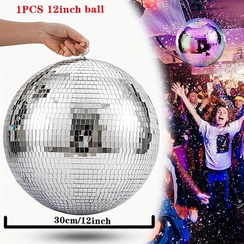 2 lustrzane kule disco, szklana lustrzana kula, idealna na wesela, imprezy, , sale taneczne i dekoracje domowe/ > ozdoba wisząca