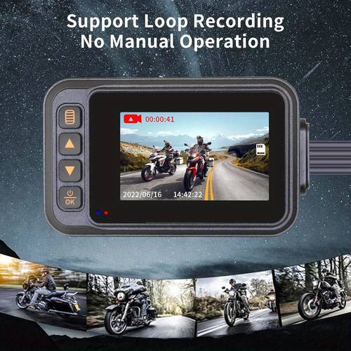 motorcycle dash cam sport driving recorder dashcam with
