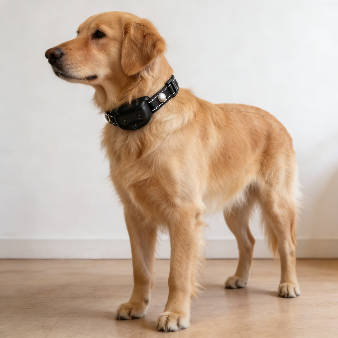 Lightweight Anti-barking Device, Electric Shock Collar, Adjustable Dog Trainer, 8 Levels Of 3 Training (sound/vibration/electric Shock), Vibration Electric Shock 1- To Prevent Barking
