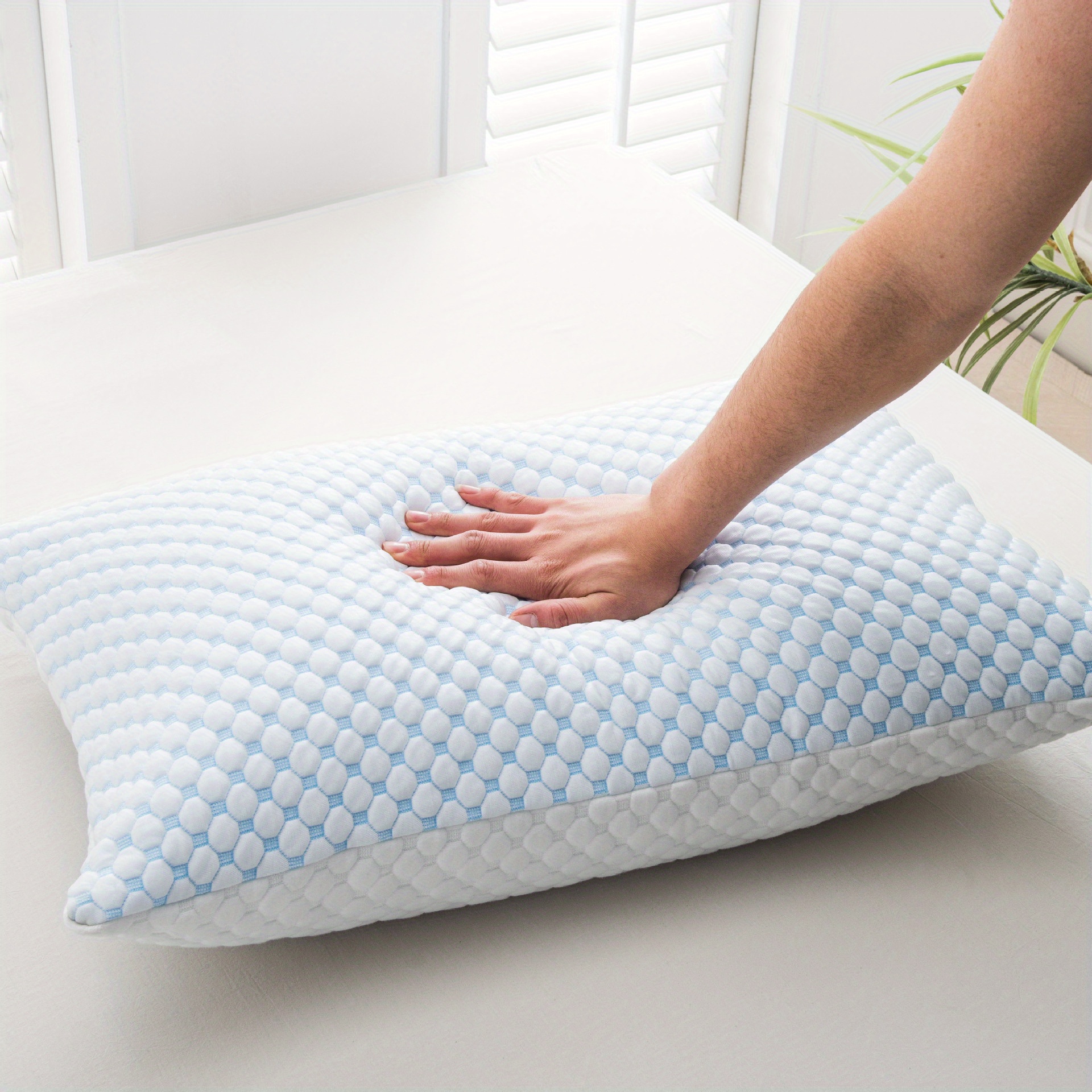 ice bean pillow gel cut particle slow rebound memory cotton shredded sponge pillow