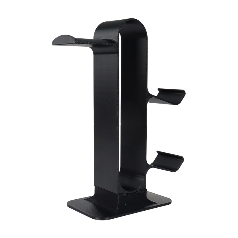 1pc Premium Headphone & Game Controller Stand - Holds 1 Headset & 2 Controllers, Stylish Desktop Organizer, Perfect Gift For