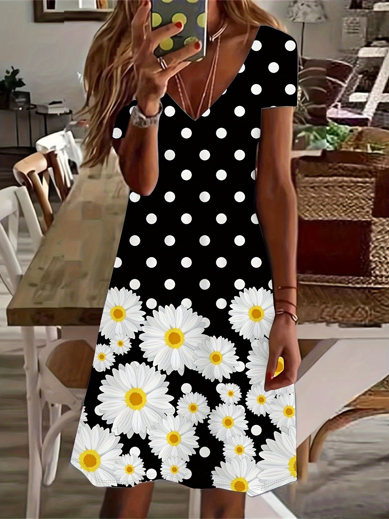 ワンピース soor ploom lsmay Dress daisy print 5y ♡ soor ploom Ismay Dress Daisy Print 5y♡