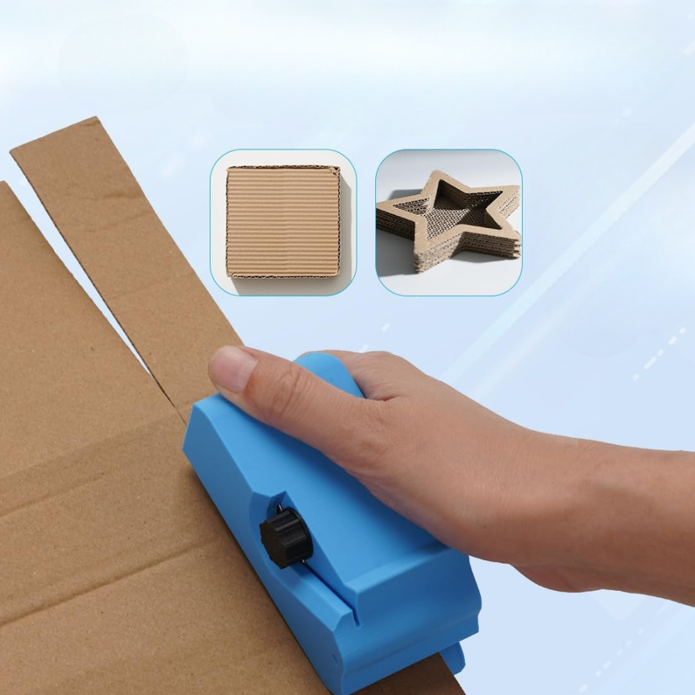 1 functional corrugated cardboard cutter blue simple - Temu Germany, image size:800x800