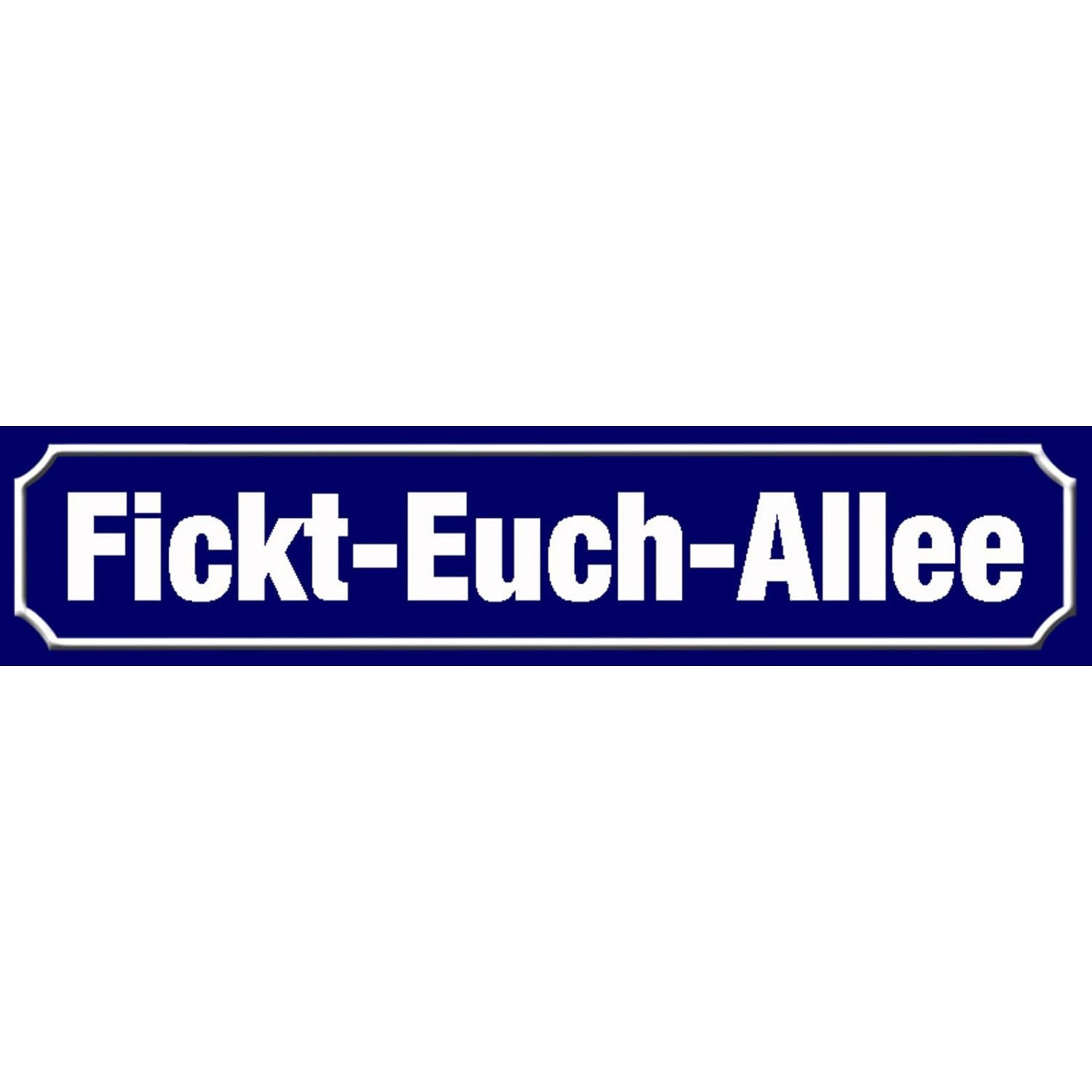 E-shop Retro-Metallblechschild "Fickt-Euch-", Maße 15,75 x 3,94 Zoll, aus Eisen, zum Dekorieren von Wohnungen, Restaurants, Bars, Cafés, Türen, Gärten
