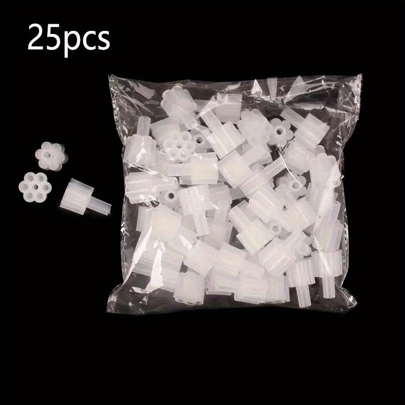 25pcs Creative Flower Bouquet Sticks, Plastic Material, Suitable For Florists, Diy Crafts, Bases, Includes Floral Supplies
