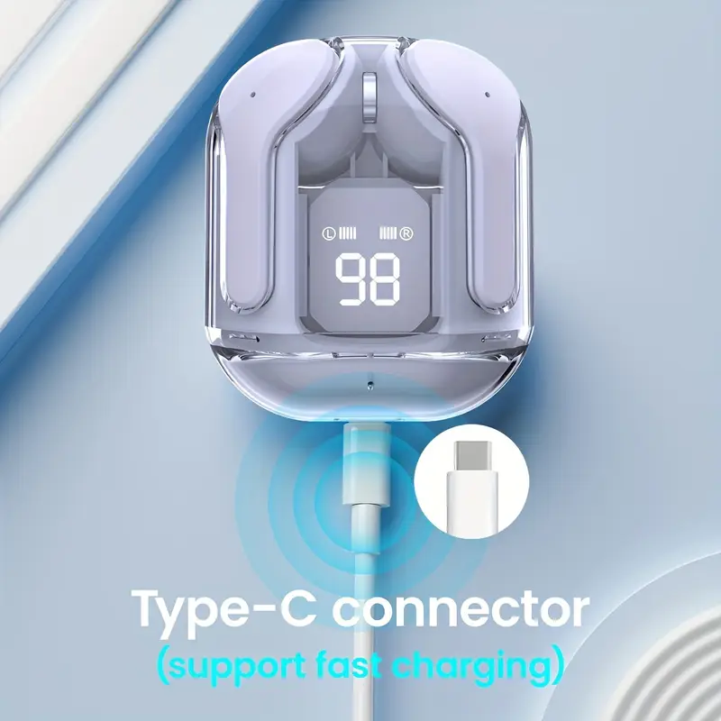 wireless sports earphones built microphone high fidelity sound ultra long standby fast charging box for endless music and calls details 3