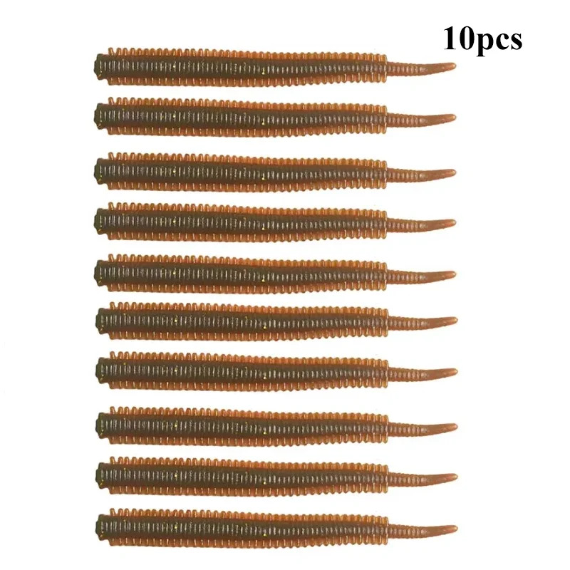 10pcs/pack Lures Bionic Sea Sandworms Soft Bait Fishing Lures Artificial Bait Fishing Bait