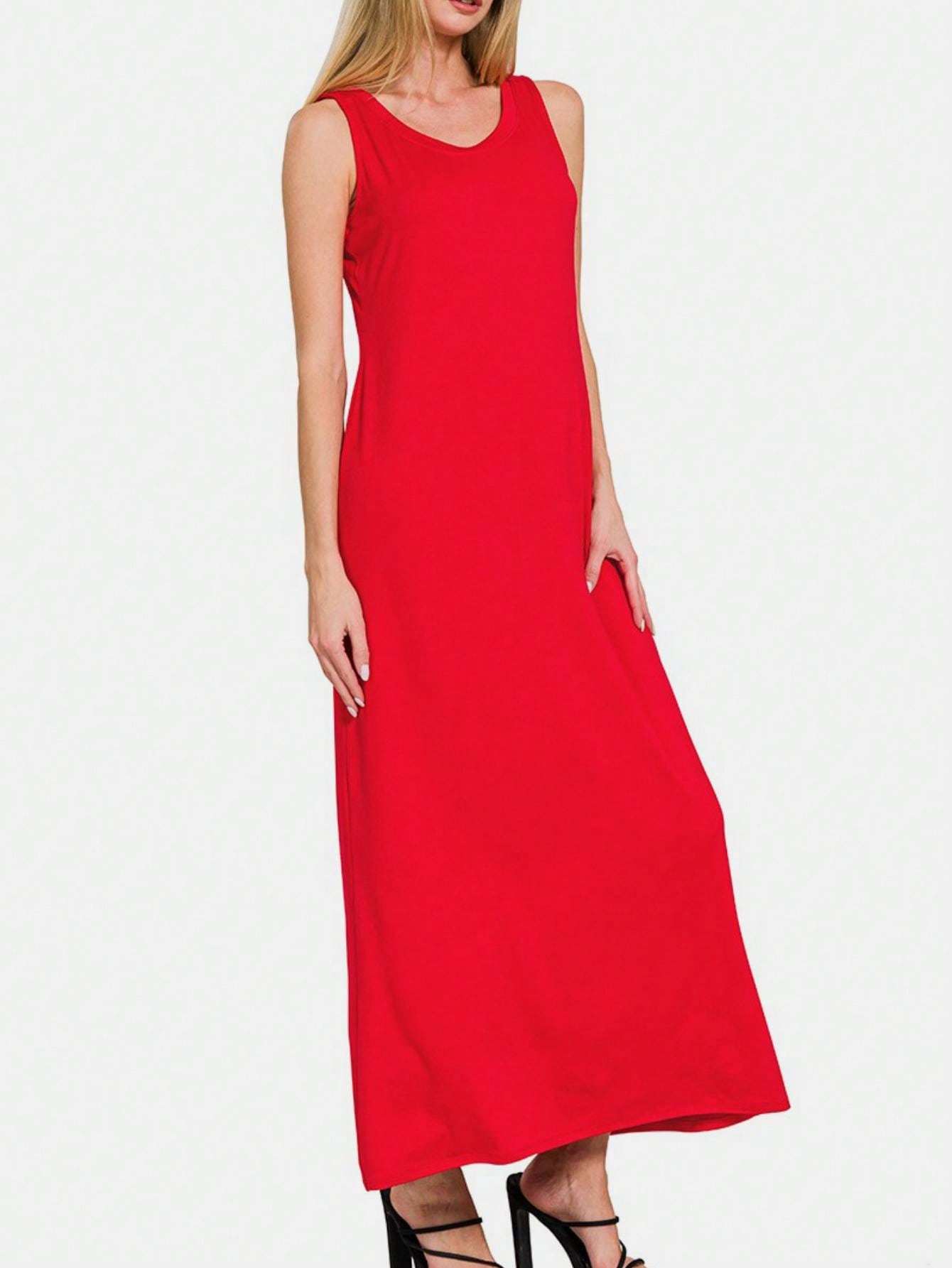 open lace back dress Tank Maxi Dress  Maya Meyer