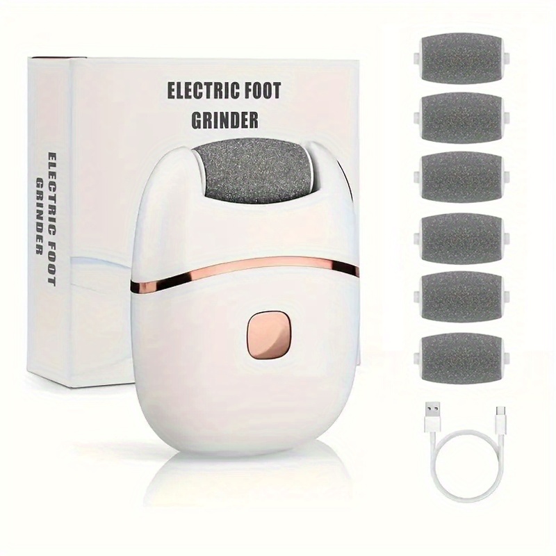 1pc Electric Foot Grinder, Rechargeable Thick Leather Polishing Foot Grinder, Foot Grinder