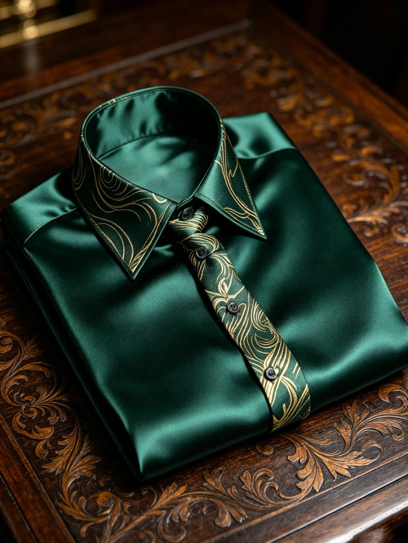 green dress shirt men sold on Temu United States