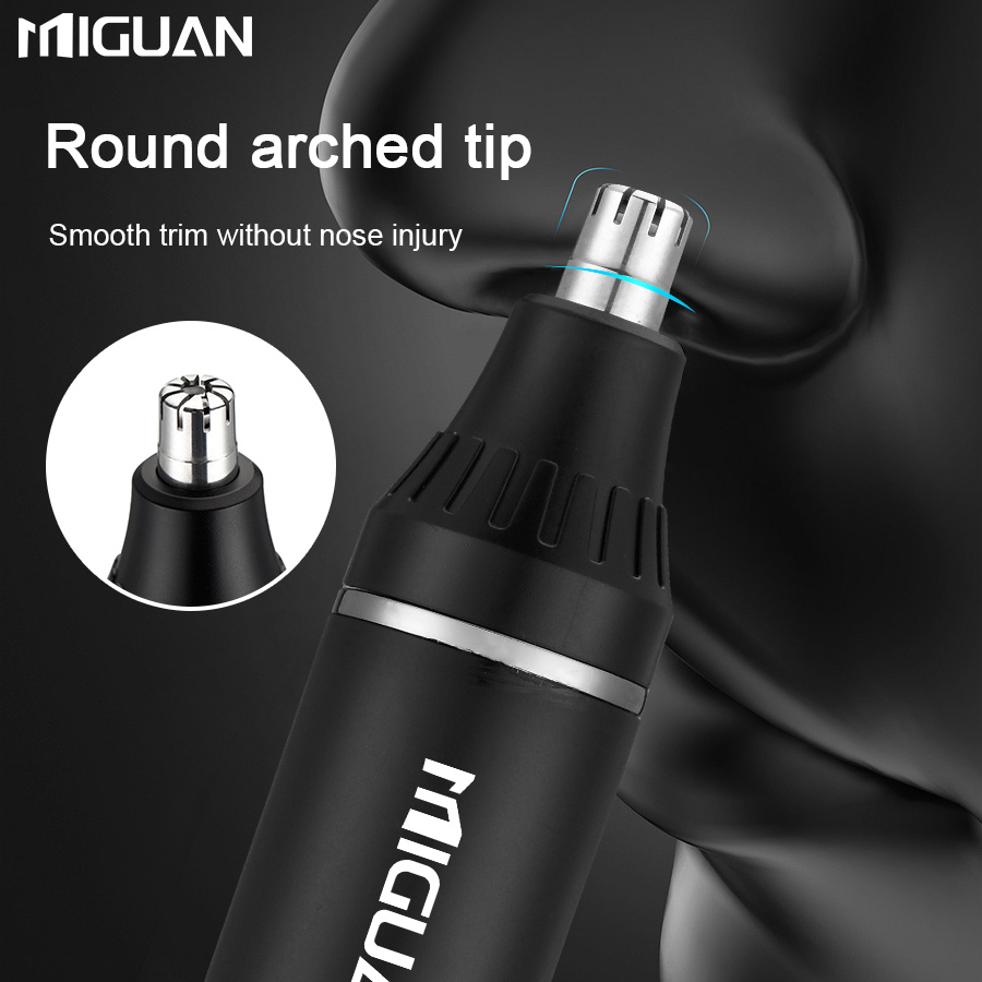 Professional USB Rechargeable Multi-Functional Grooming Kit for Nose, Ear, Beard, and Eyebrow Hair with Portable Design