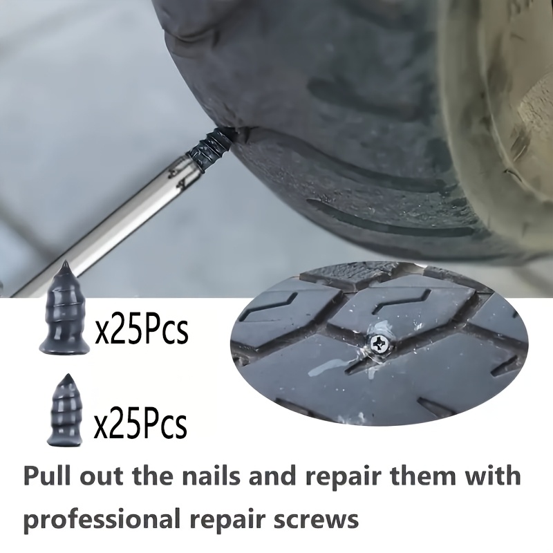 20/30/50pcs of 6mm/8mm Rubber Plugs for Tire Repair, Self-tapping... product image 8