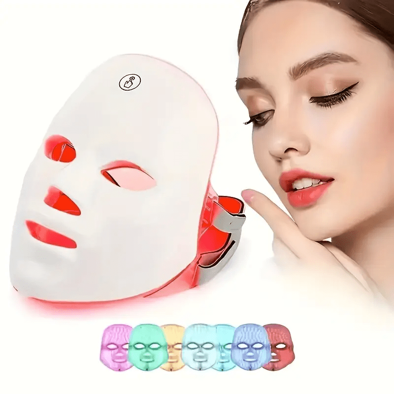 

Rechargeable Led Mask For Face Mask, Skin Care& Facial Skincare, Christmas Gift For Girlfriend, New Year' S Gift, Led Mask