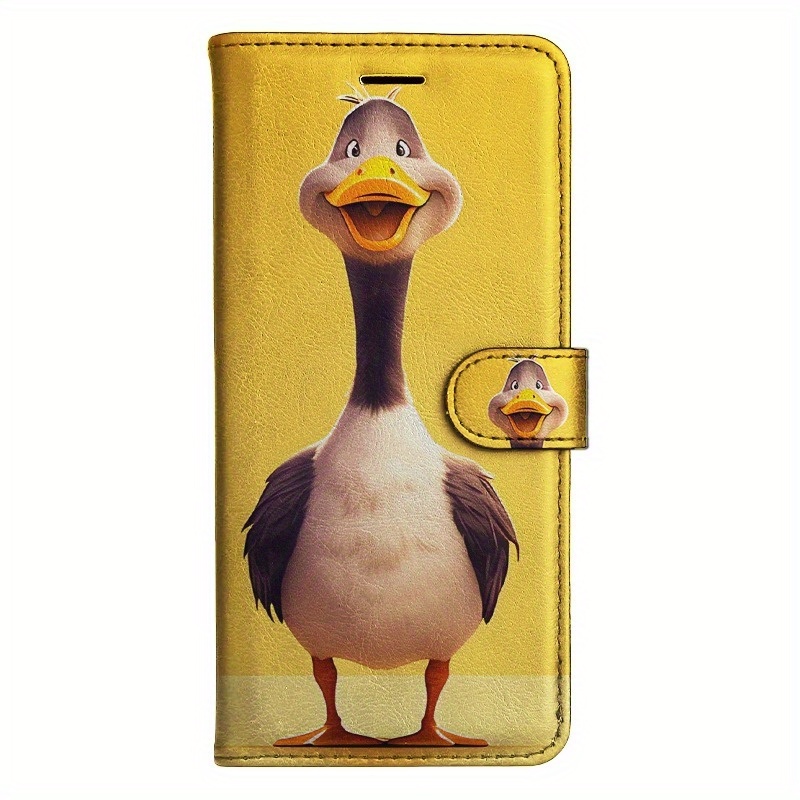 TEMU Duck Flip Wallet Case Compatible With For M10, A10s, A20s, A30s, A50s, A51, A71, A31, A42, A12, A32, A52s, A72, A22, A13, A04s, A53, A33, A14,