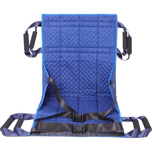 siège mobile pour voiture avec double sangle de fixation et poignée, aide à la , civière mobile, coussin de levage pour soins aux personnes handicapées, coussin de transmission, coussin de soins, coussin de transfert, planche mobile, support mobile, aide au siège, extensible, bleu