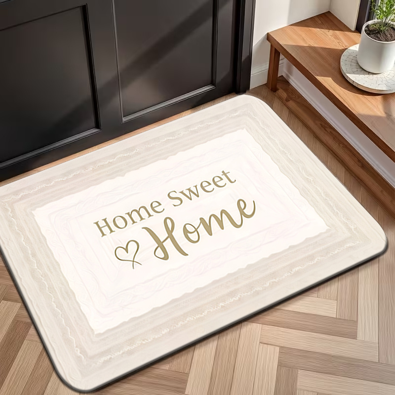 TEMU Rug - Carpet Suitable For Entryway, Living Room, Bedroom - Soft Mat With Non-slip Backing, Cushioned & Modern Decor, Machine Washable