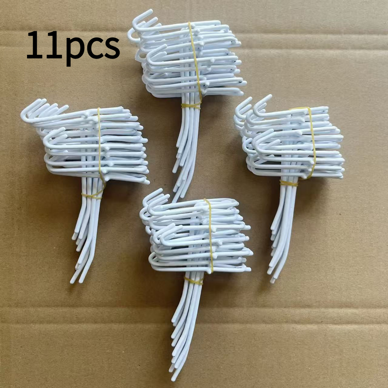 TEMU Crochets muraux à 11 grilles, crochets de présentoir à verrouillage réglables, adaptés aux étagères de supermarché, au petit stockage de