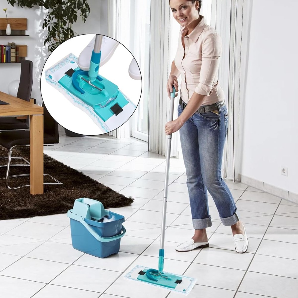 Image of Replacement Floor Cleaning Pad (for Leifheit Clean Twist M Ergo ), Microfiber Replacement Pad, Flat Mop Pad, All-floor Cleaning Pad, Dual-fiber Pad